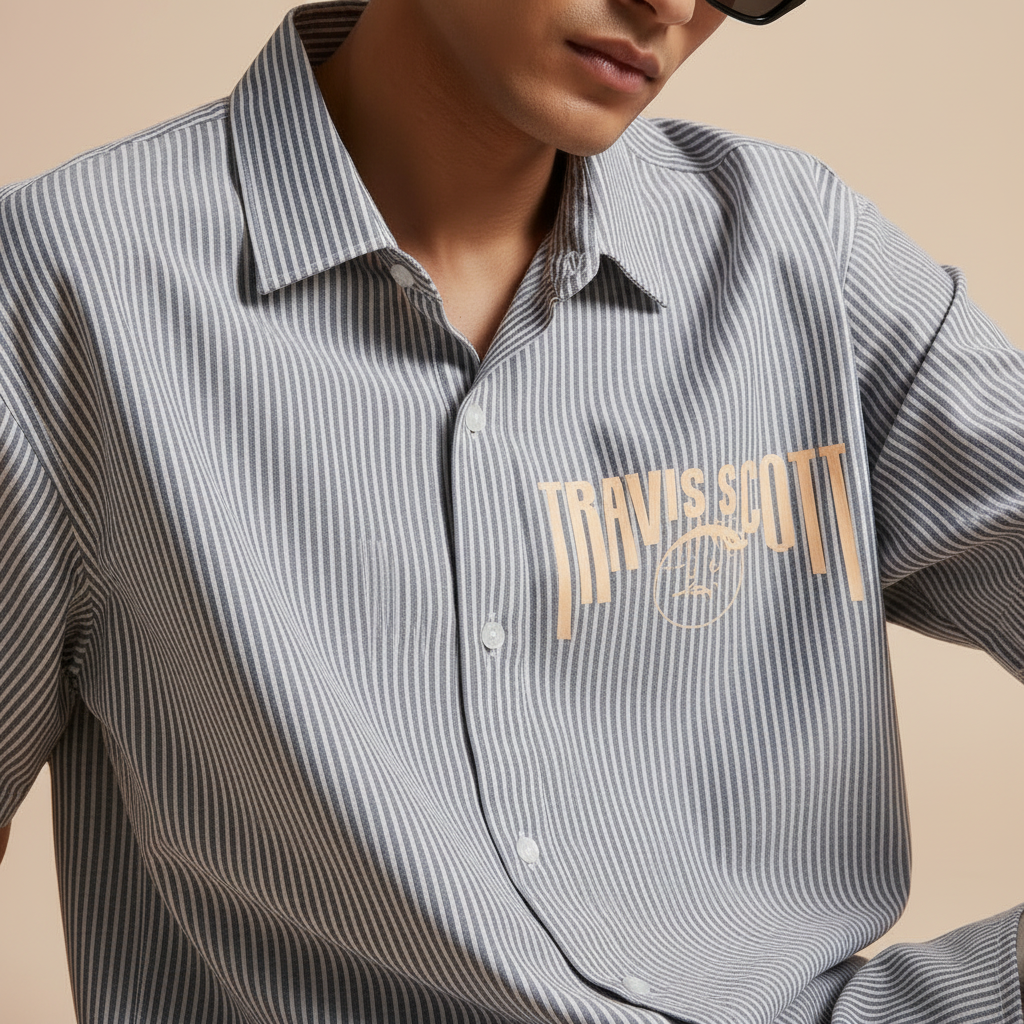 Storm Utopia Stripe Oversized Shirt