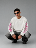 Blossom Thread White Waffle Tee