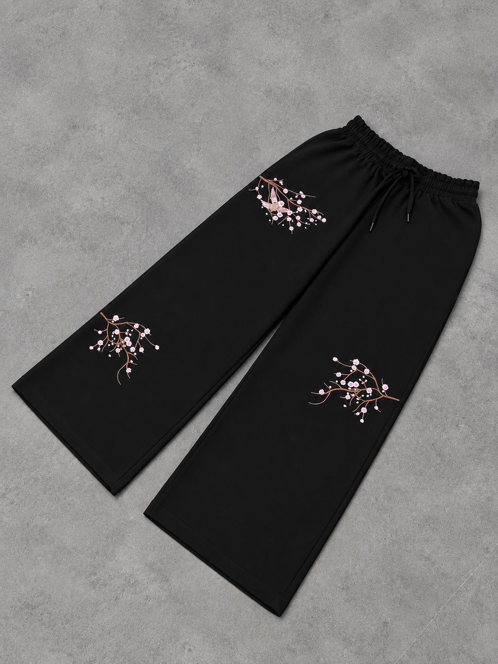 Black Crane Pants
