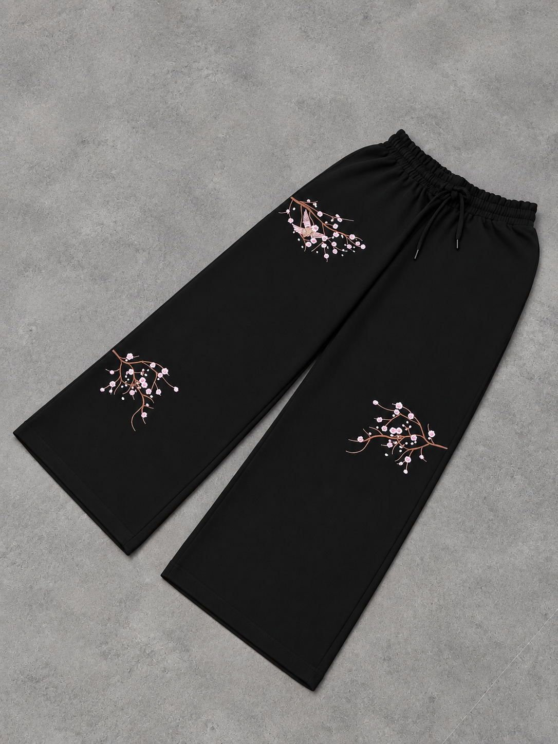 Black Crane Pants