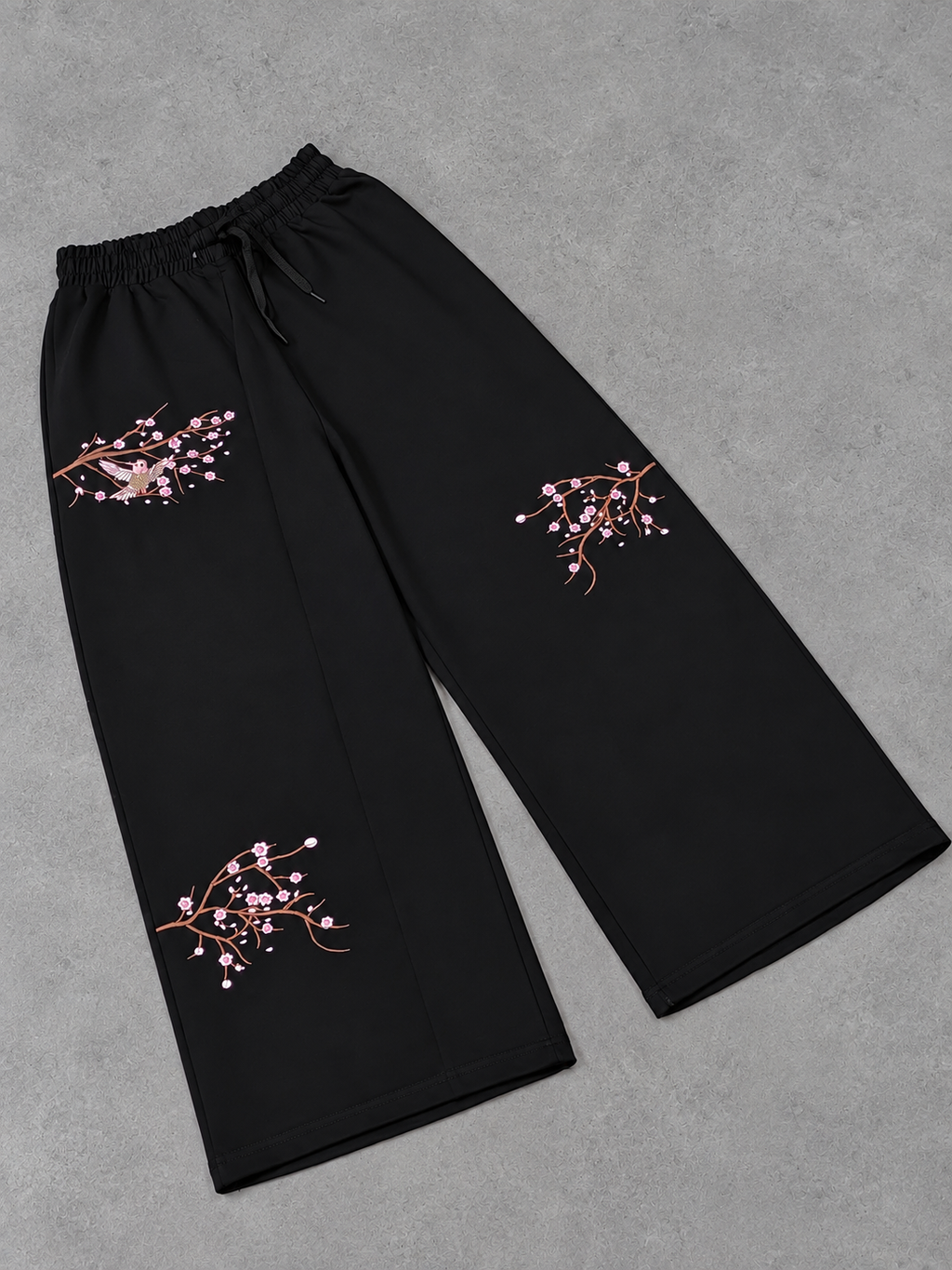 Black Crane Pants