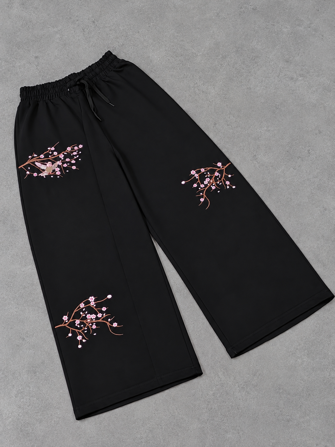 Black Crane Pants