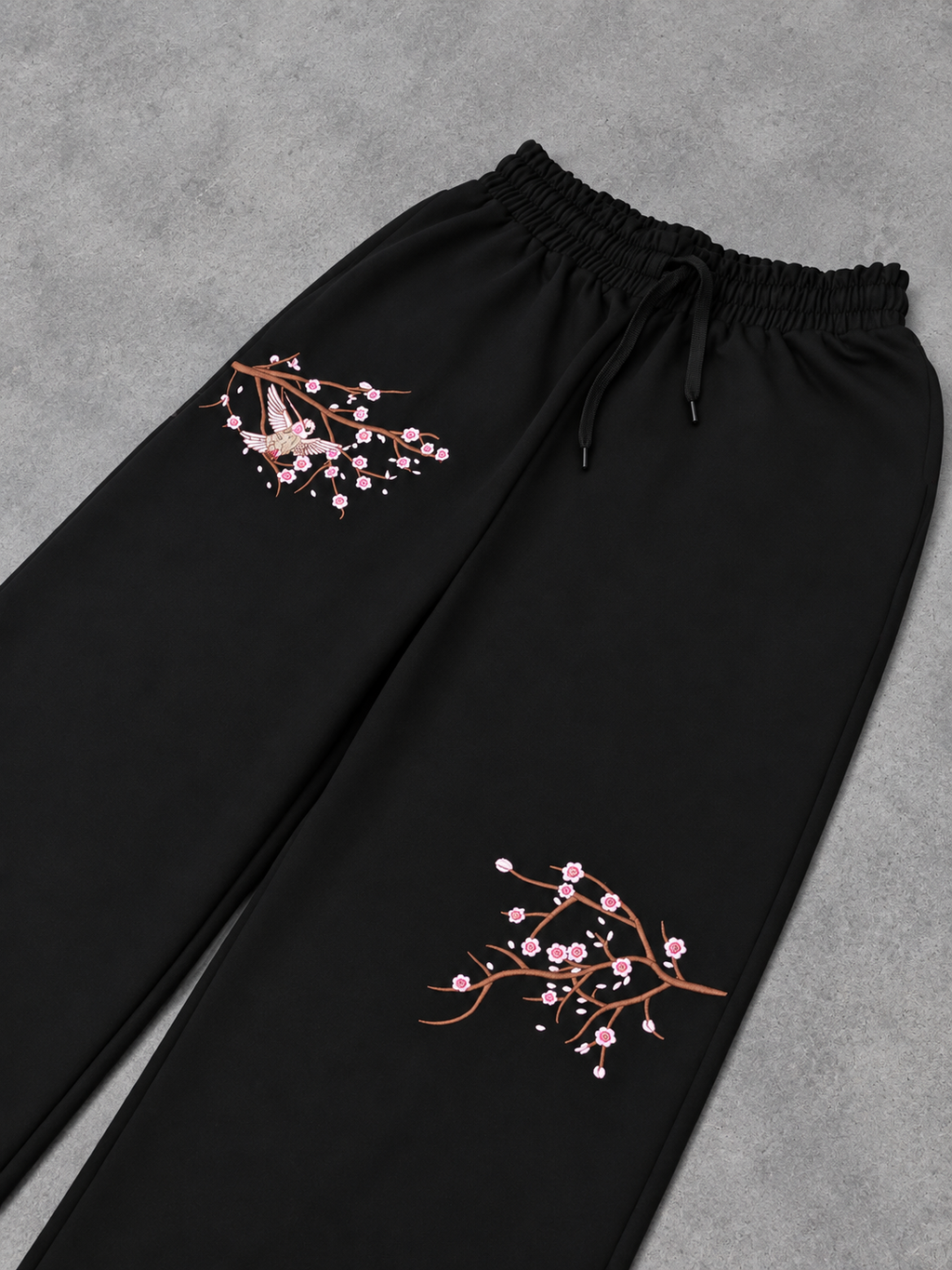 Black Crane Pants