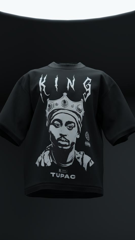 Tupac Reflective Oversized Tee