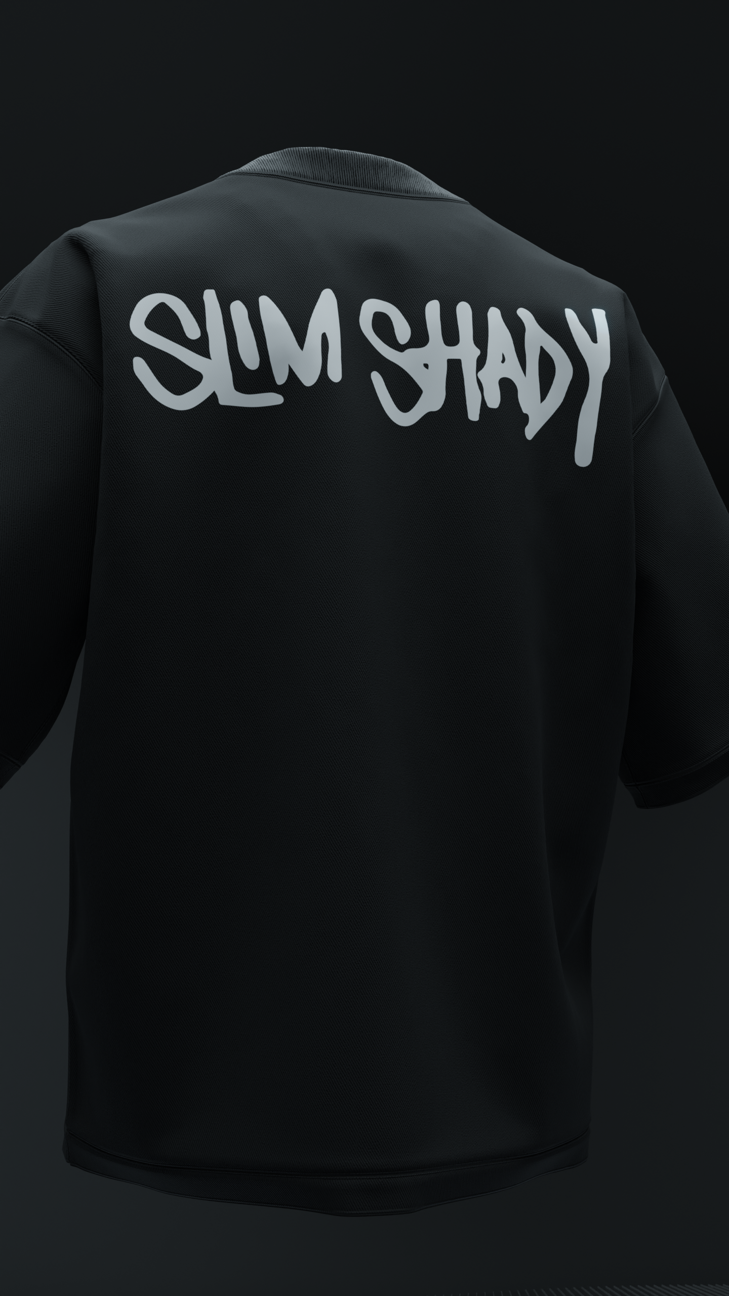 Slim Shady Reflective Oversized Tee