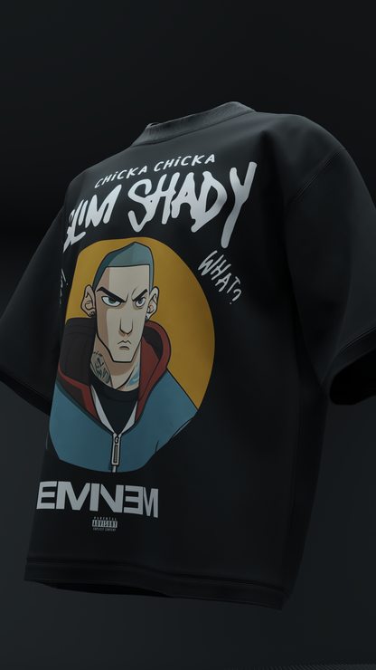 Slim Shady Reflective Oversized Tee