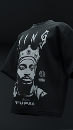 Tupac Reflective Oversized Tee