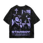 Starboy Retro Acid Wash Oversized Tee