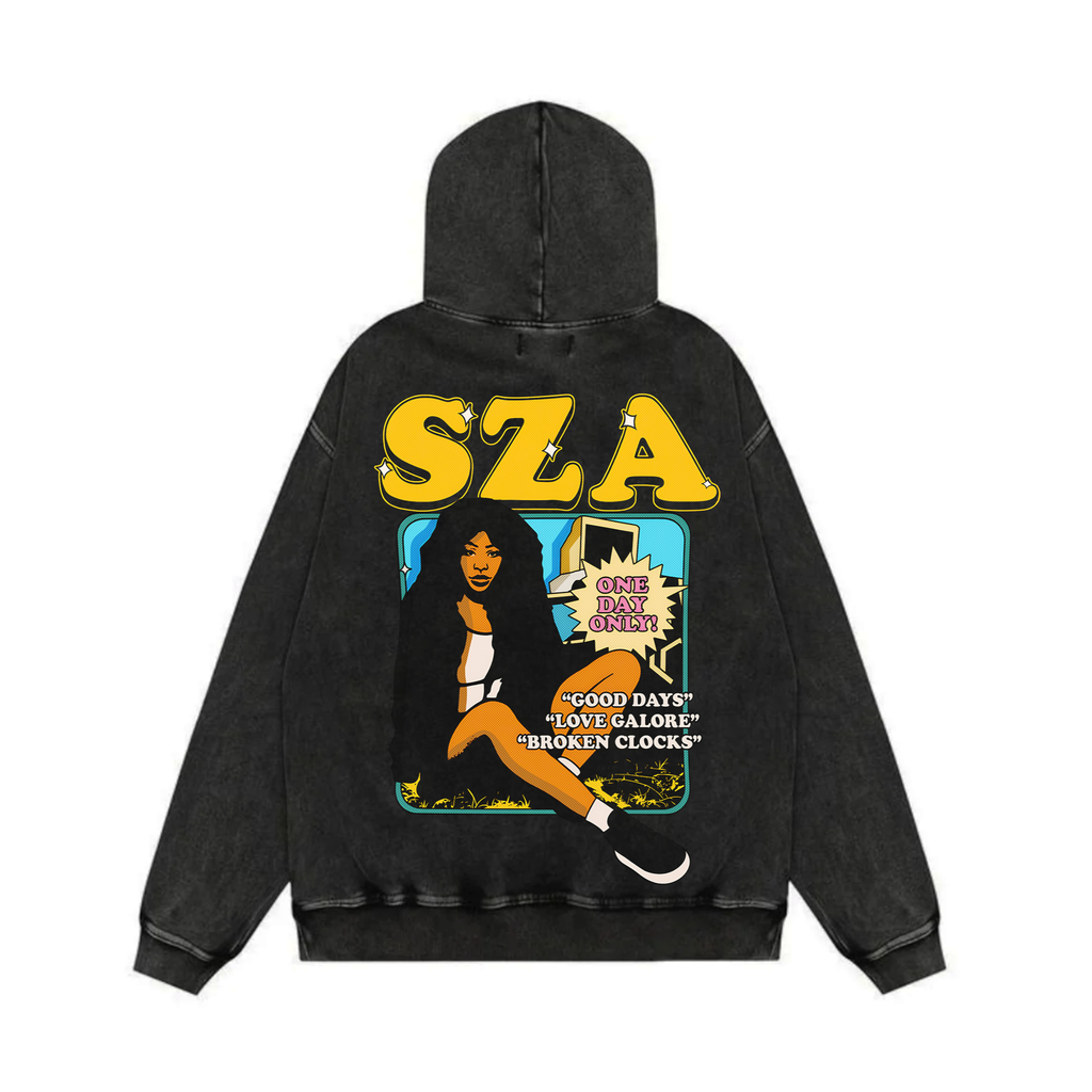 Solana Acid Wash Oversized Hoodie