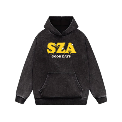 Solana Acid Wash Oversized Hoodie
