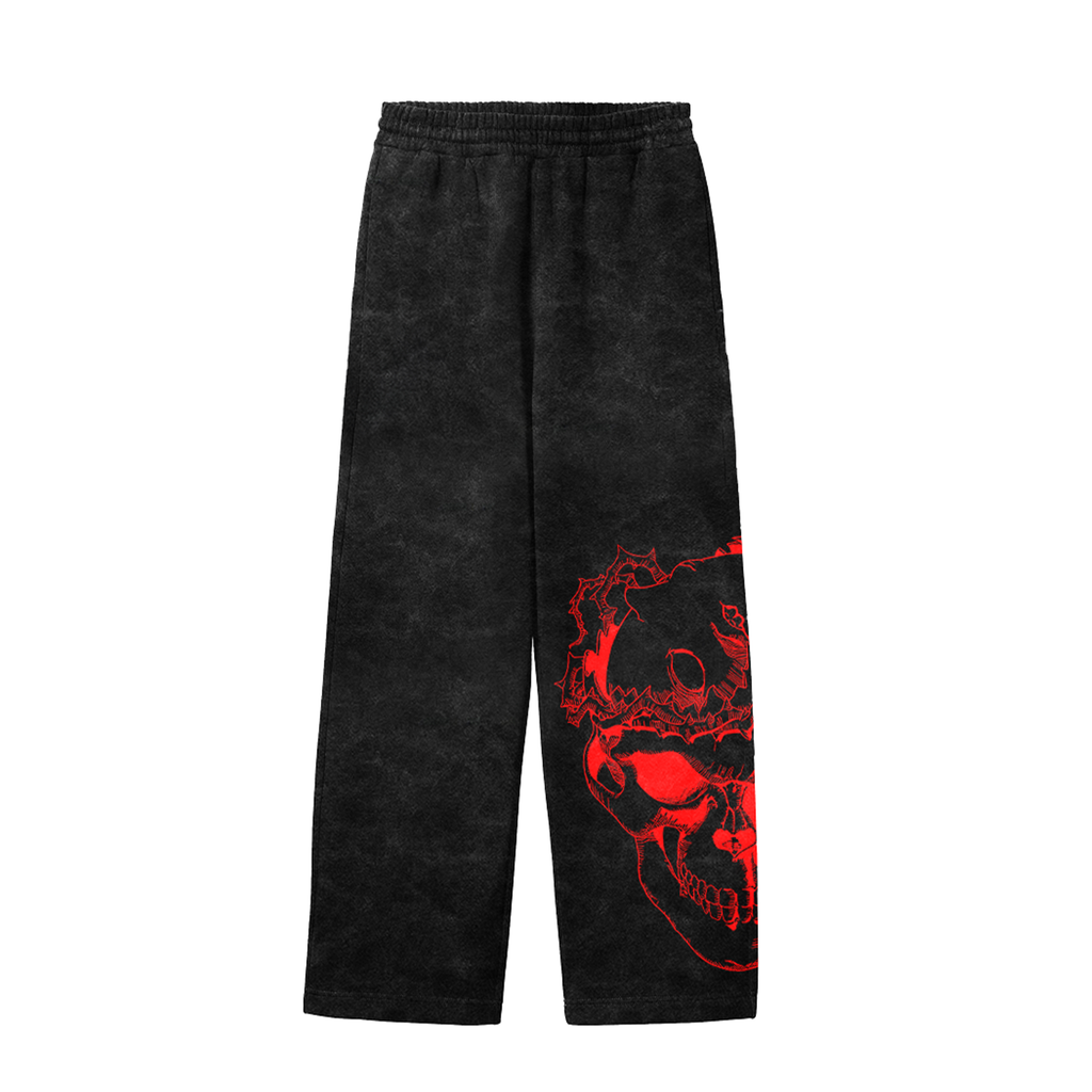 Skullbrand Acid Wash Pants