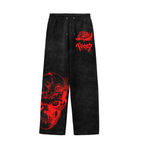 Skullbrand Acid Wash Pants