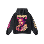 OVOFLAME ACID WASH OVERSIZED HOODIE