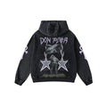 HARDSTONE ACID WASH OVERSIZED HOODIE