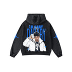 ICESTAR ACID WASH OVERSIZED HOODIE