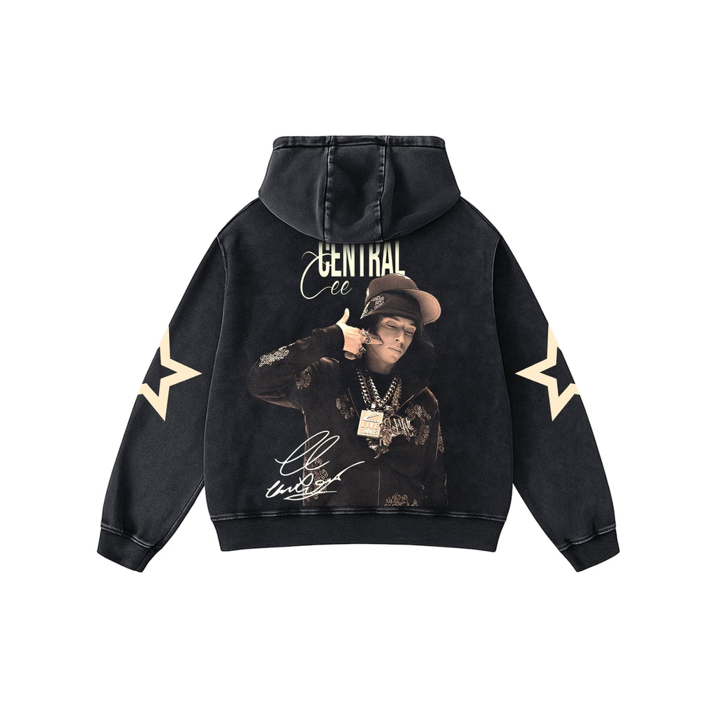 STARCITY ACID WASH OVERSIZED HOODIE