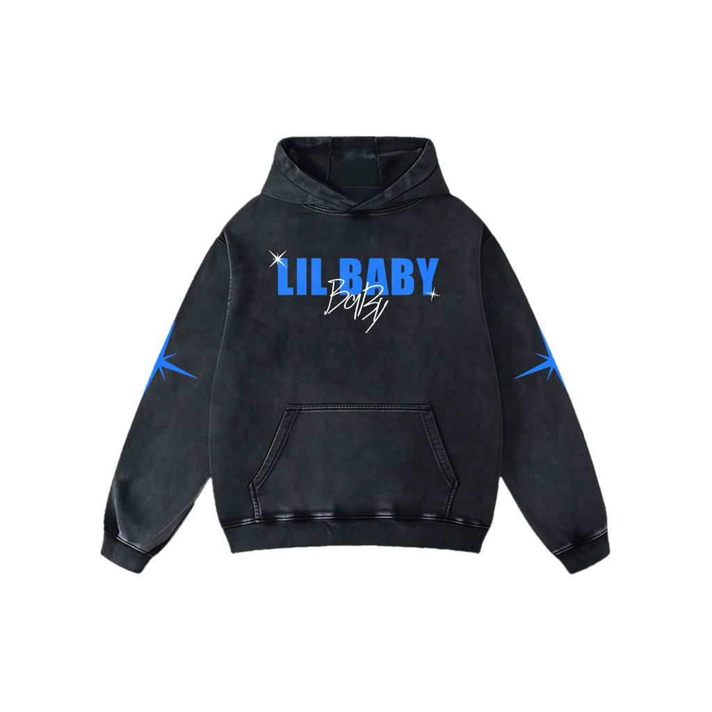 ICESTAR ACID WASH OVERSIZED HOODIE