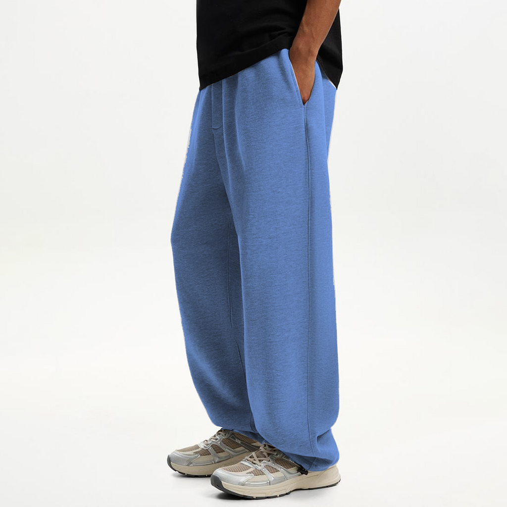 Aqua Blue Baggy Sweatpants