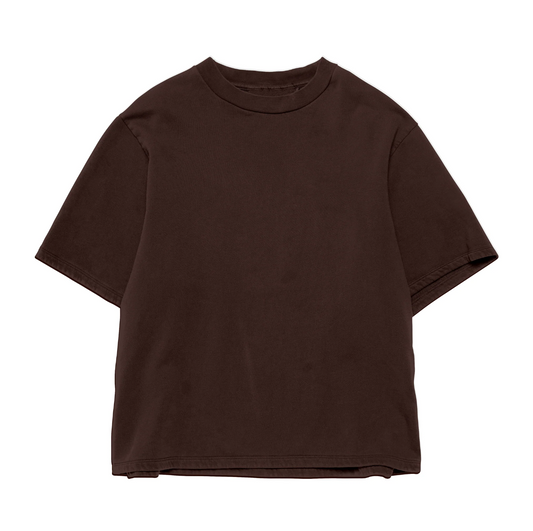 Chocolate Brown Heavyweight Tee