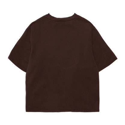 Chocolate Brown Heavyweight Tee