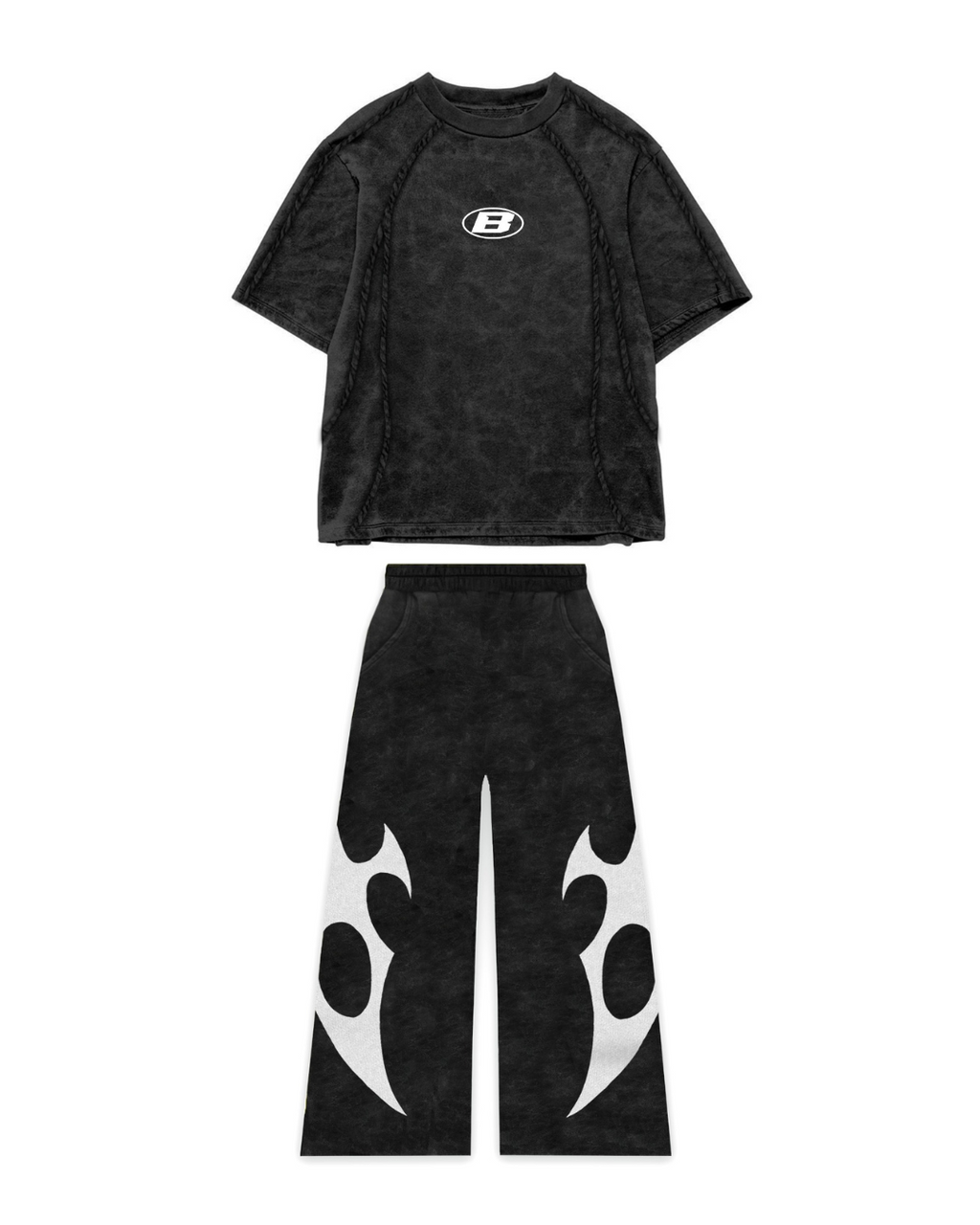 Blazewave Acid Wash Cord Set