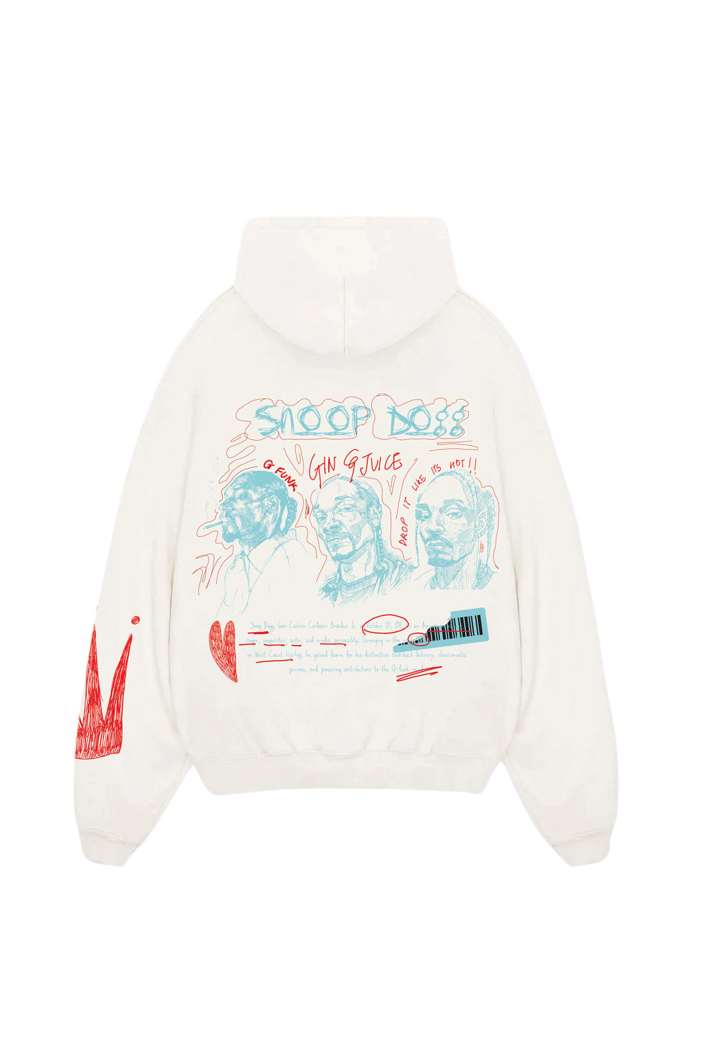 Snoop Dogg Designed Oversized Hoodie