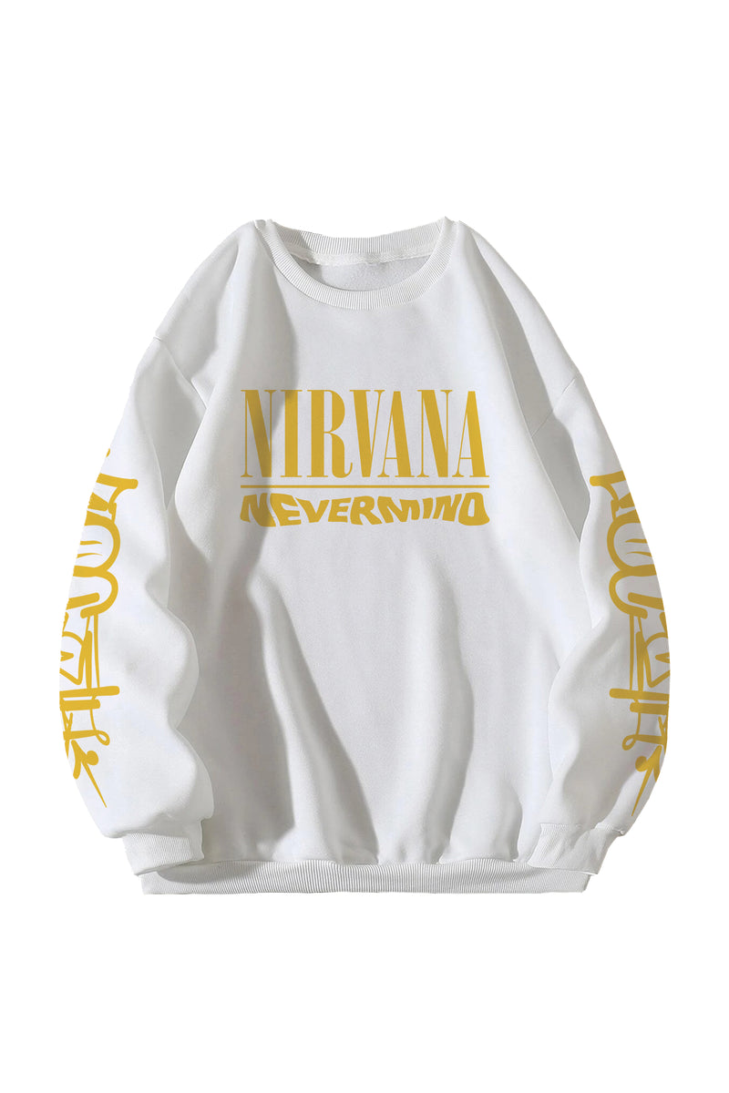 Nirvana Designed Oversized Sweatshirt