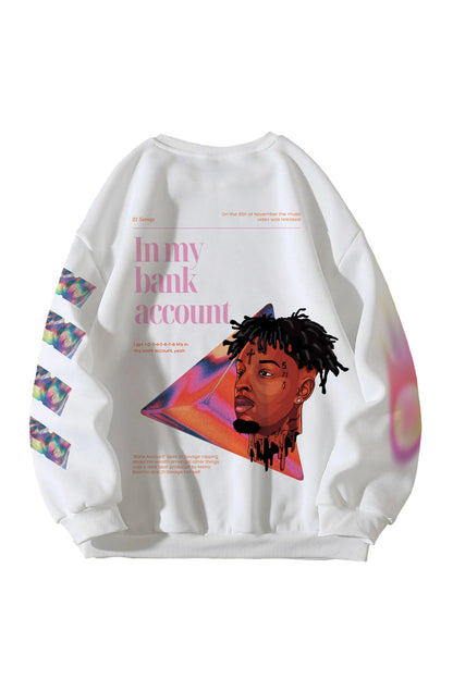 21 Savage Designed Oversized Sweatshirt