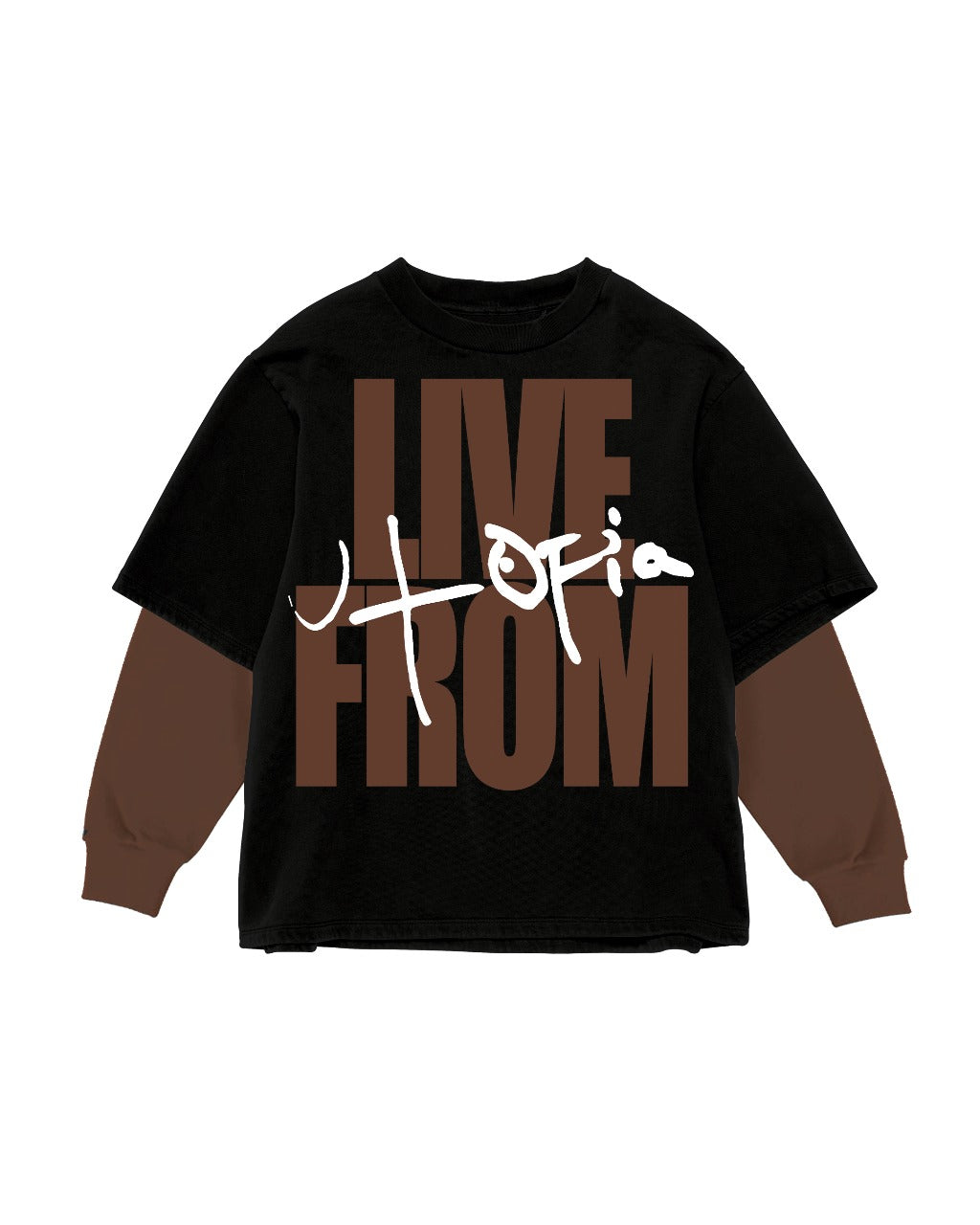 Utopia Long Sleeve Oversized Concert Tee