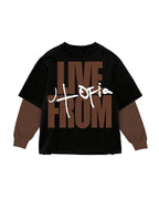 Utopia Long Sleeve Oversized Concert Tee