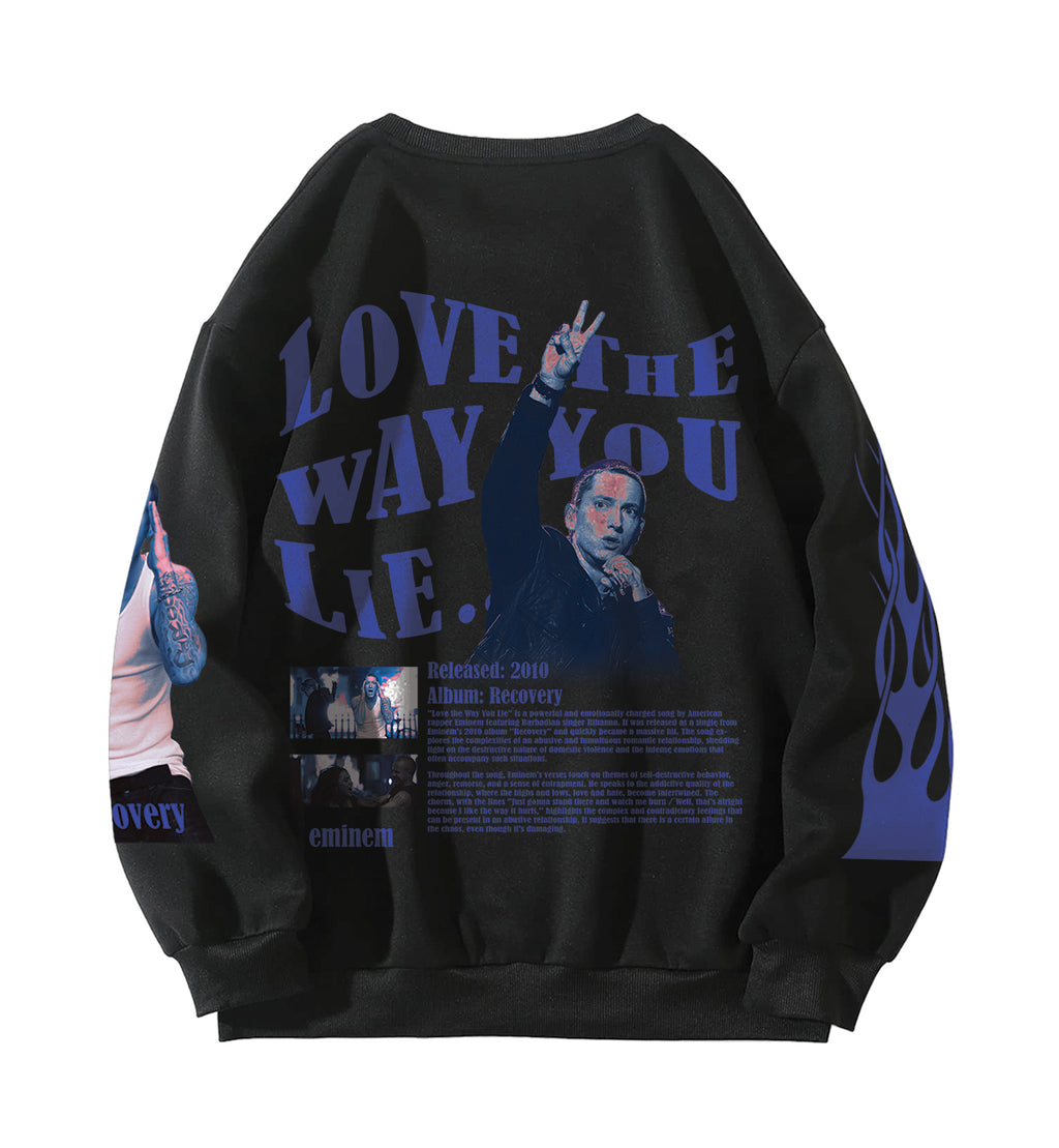 Eminem Oversized Sweatshirt Beseksy