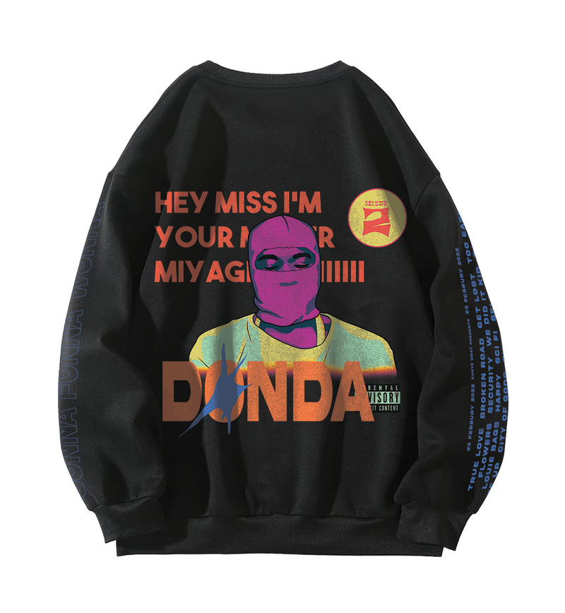 Donda Oversized Sweatshirt Beseksy