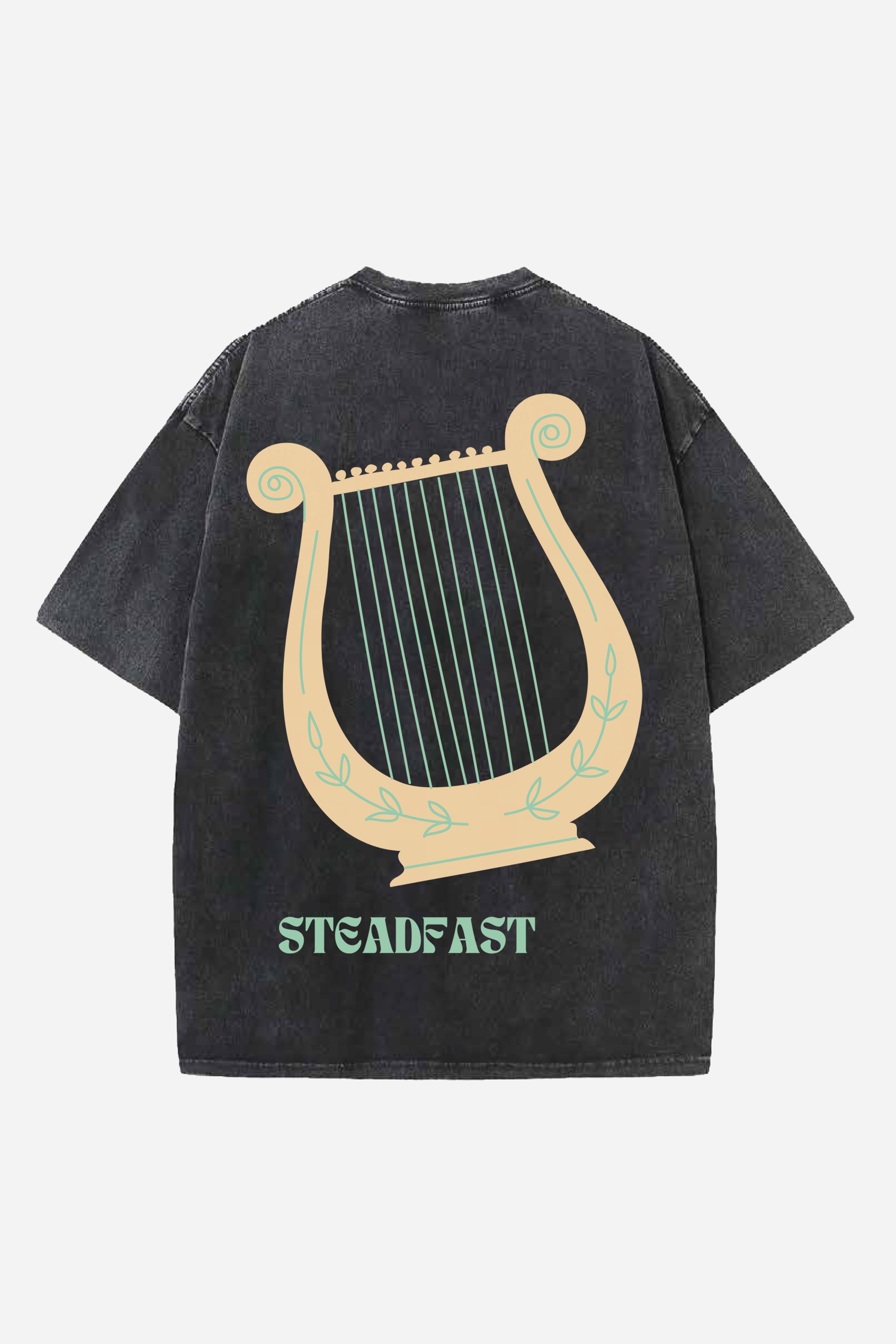 Focus And Resolve Designed Vintage Oversized T-shirt