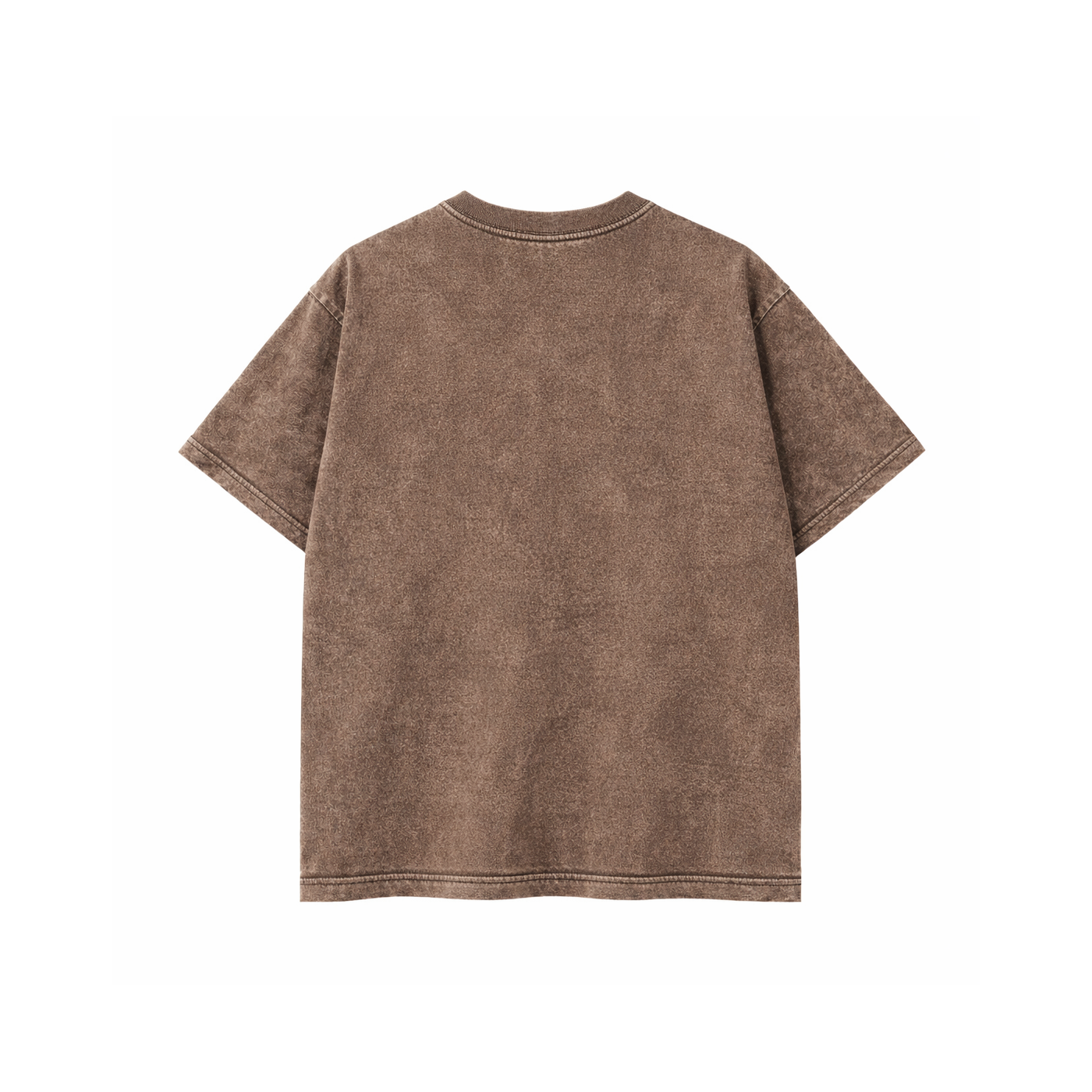 Brown Acidwash Oversized Tee