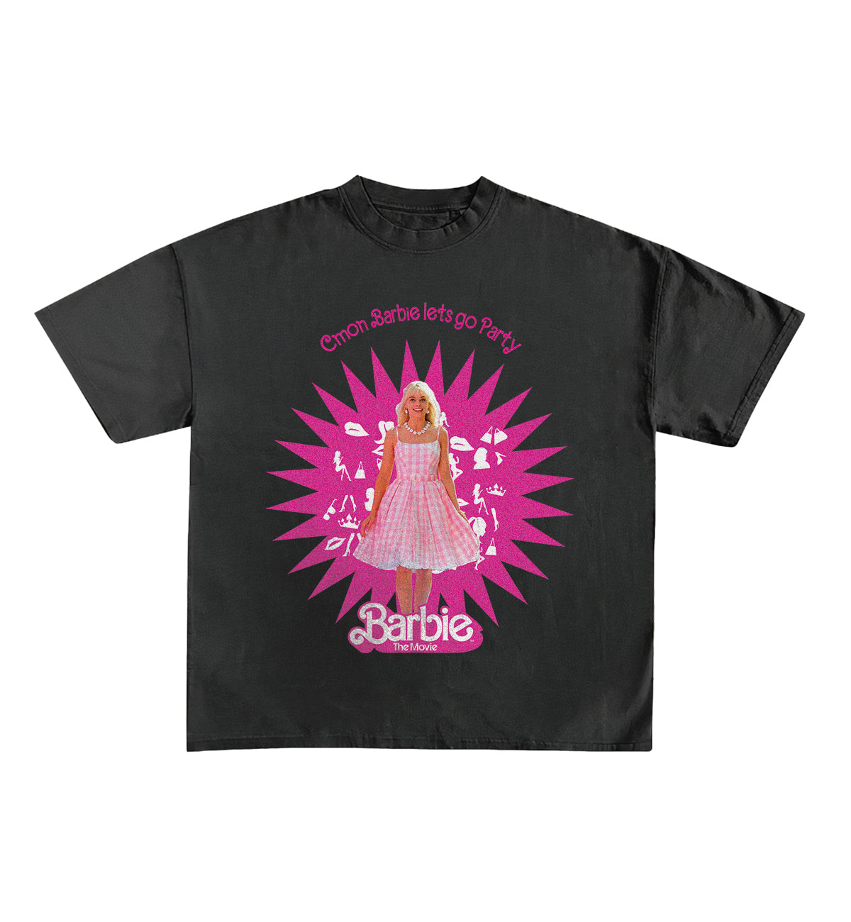 Barbie Designed Oversized Tee