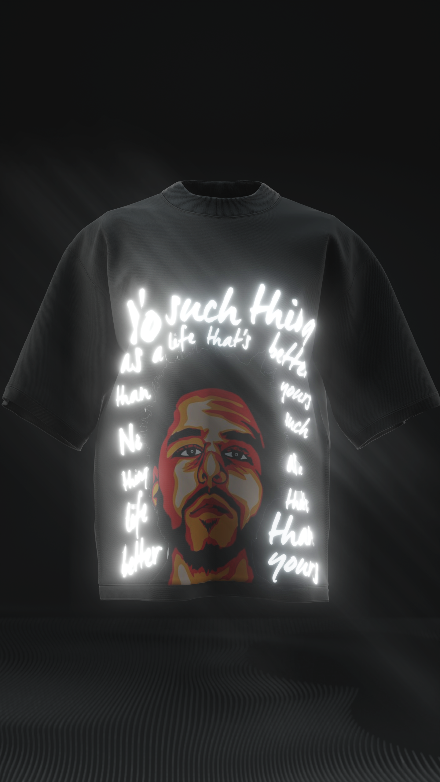 J cole - Biography Oversized Tee