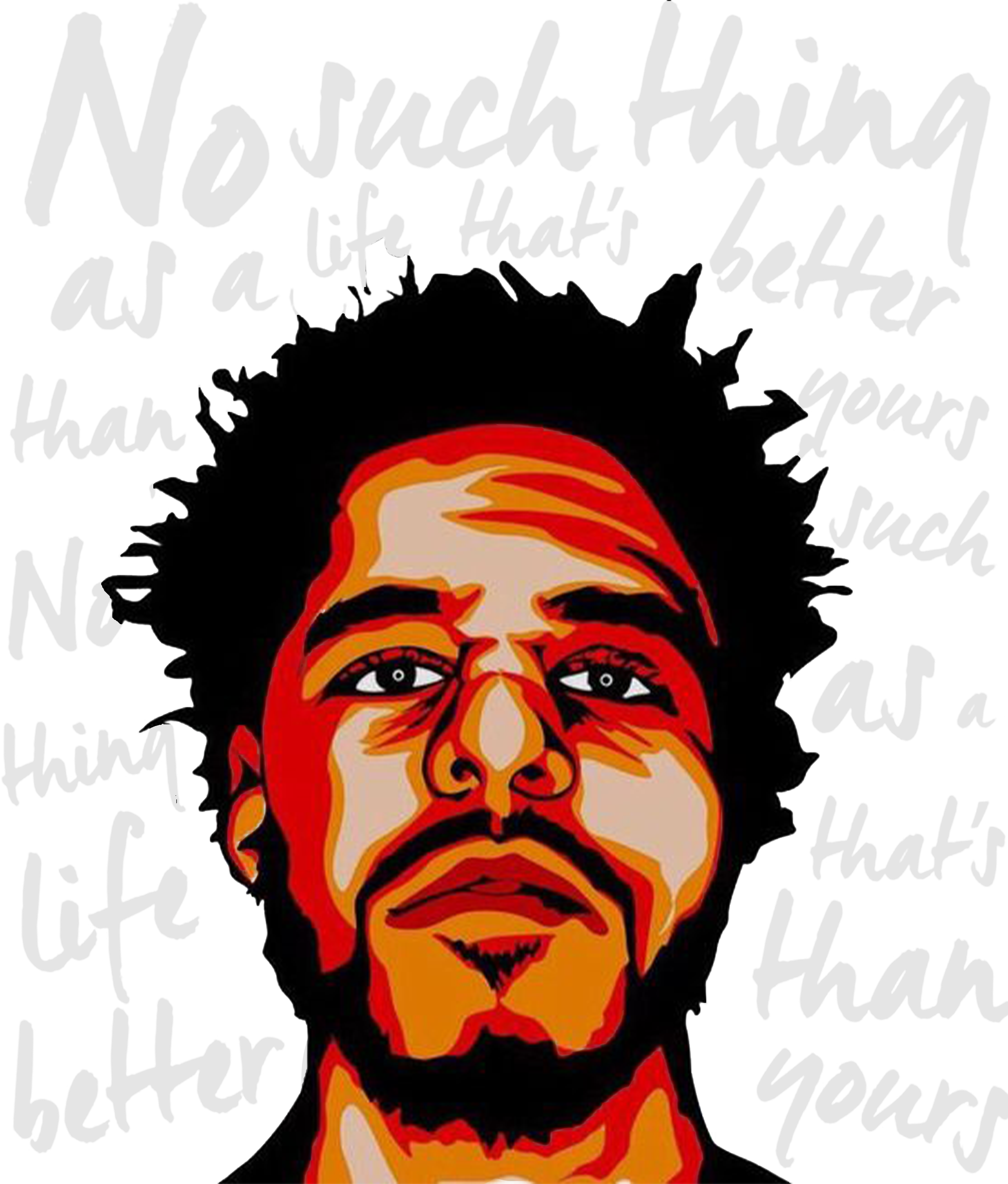 J cole - Biography Oversized Tee