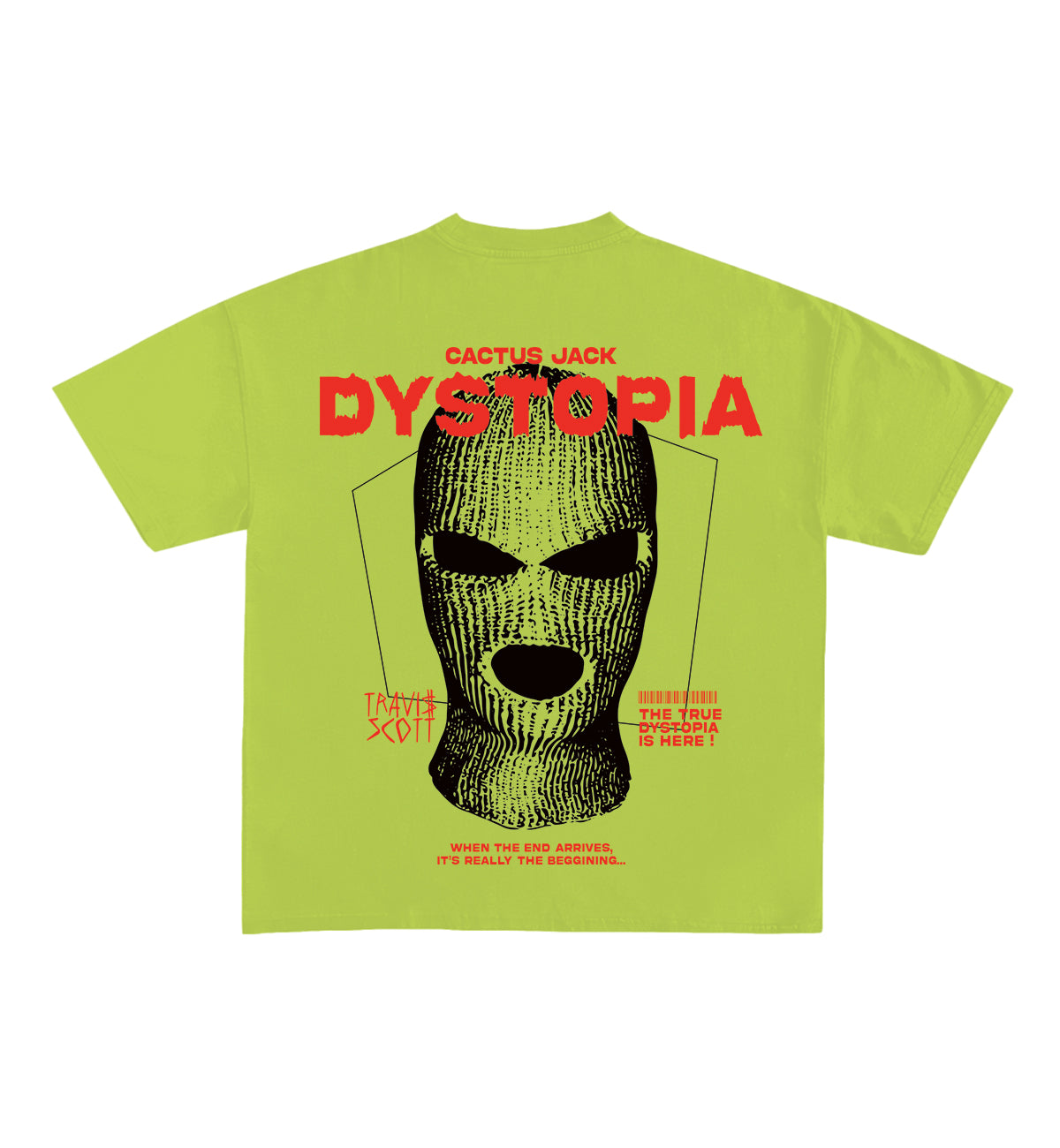 Dystopia Designed Oversized Tee