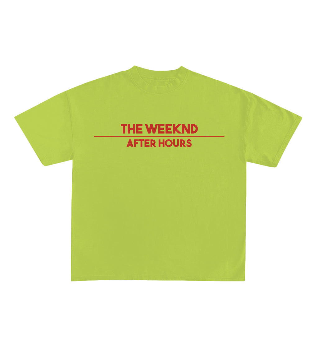 The Weeknd Designed Oversized Tee V2