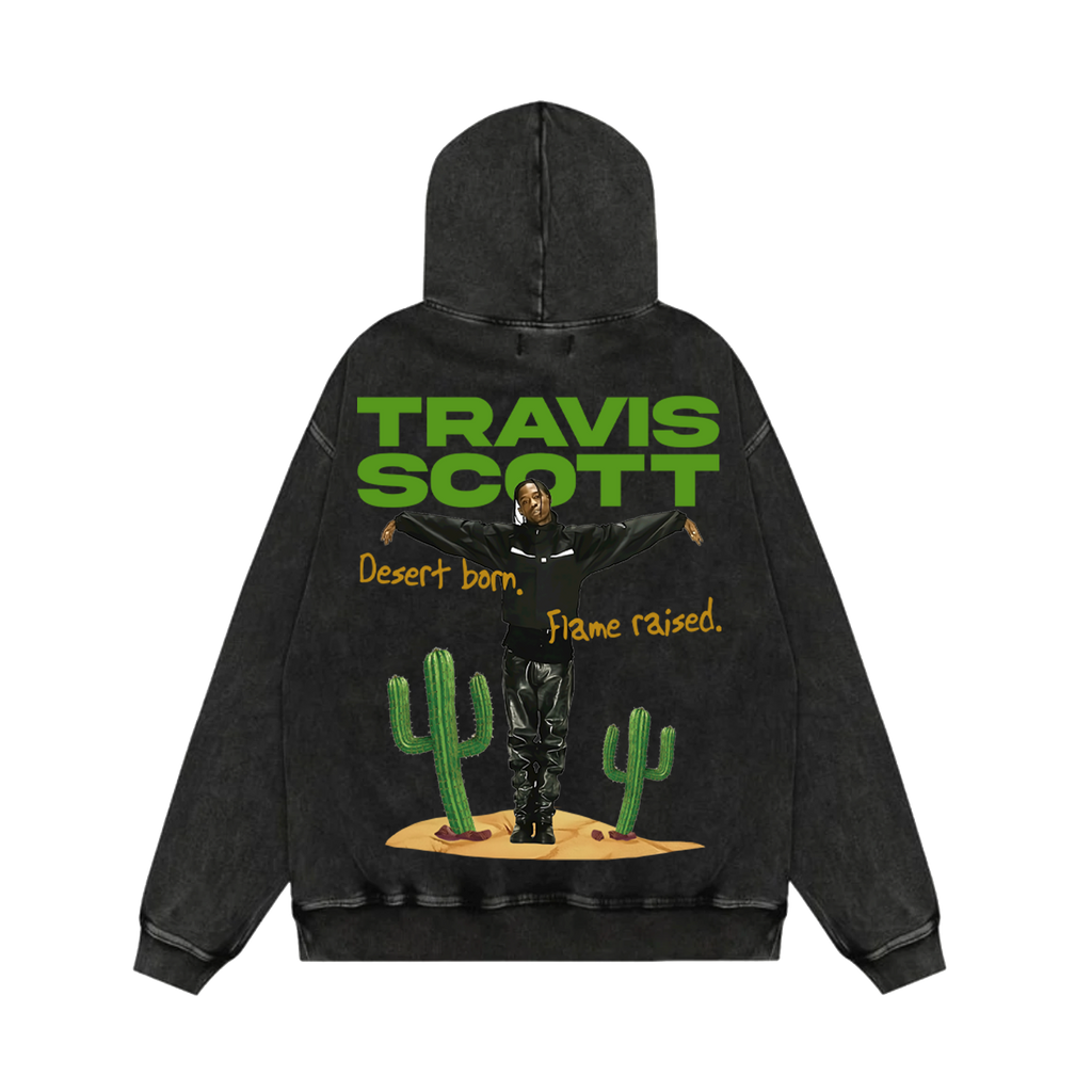Cactus Flame Oversized Hoodie