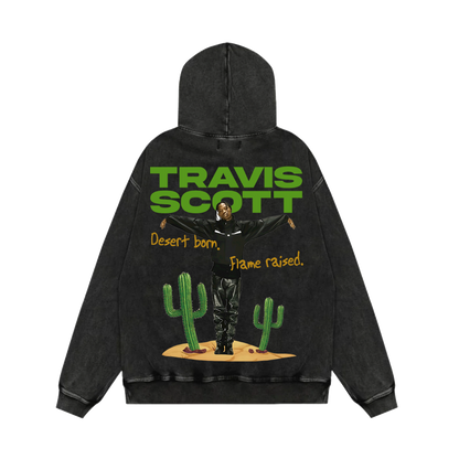 Cactus Flame Oversized Hoodie