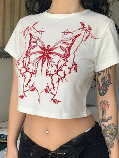 The Butterfly Crop Tee