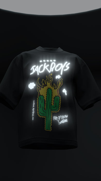 Cactus Jack Reflective Oversized Tee