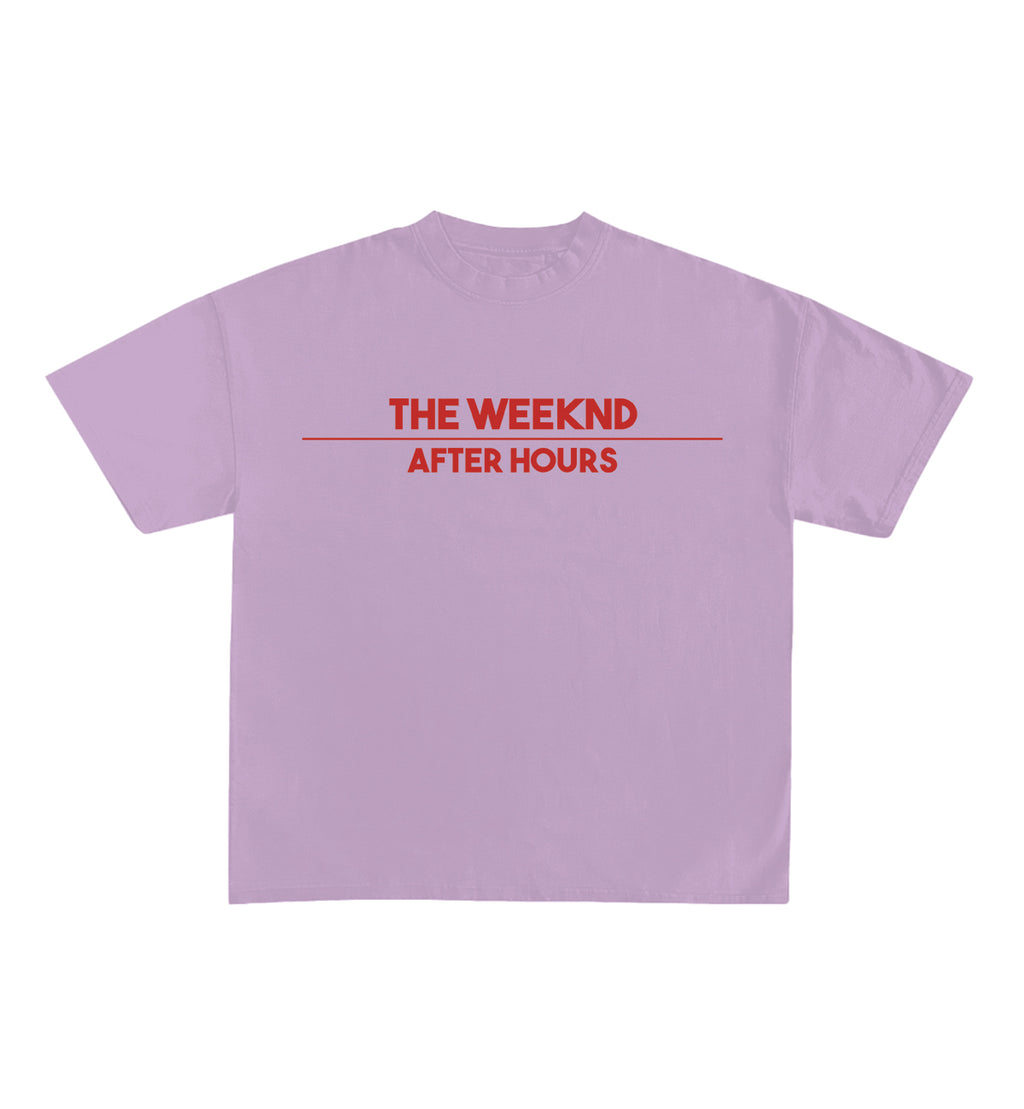 The Weeknd Designed Oversized Tee V2