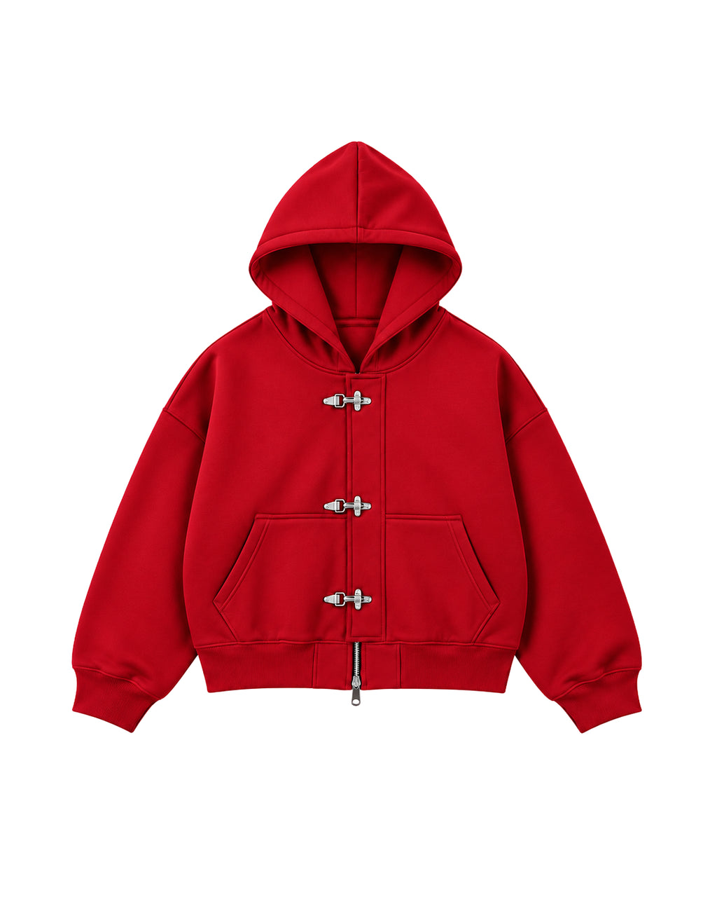 Red Clasp Wraith Hoodie
