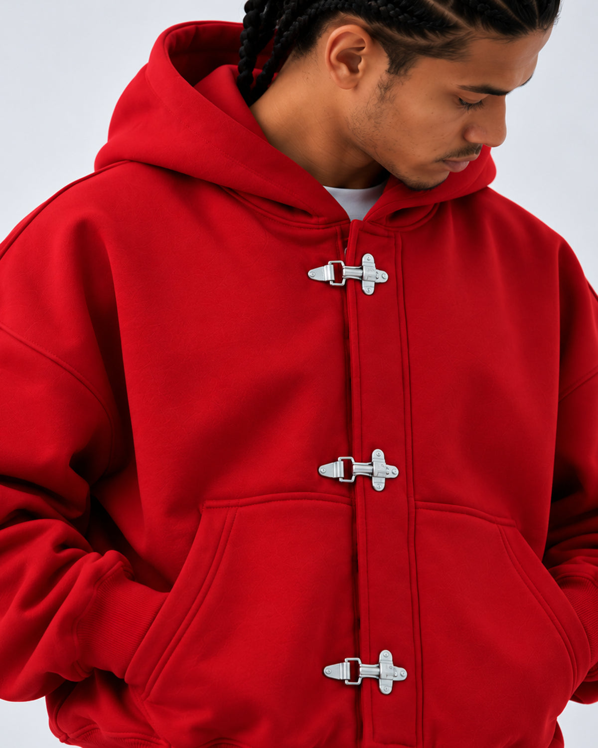 Red Clasp Wraith Hoodie