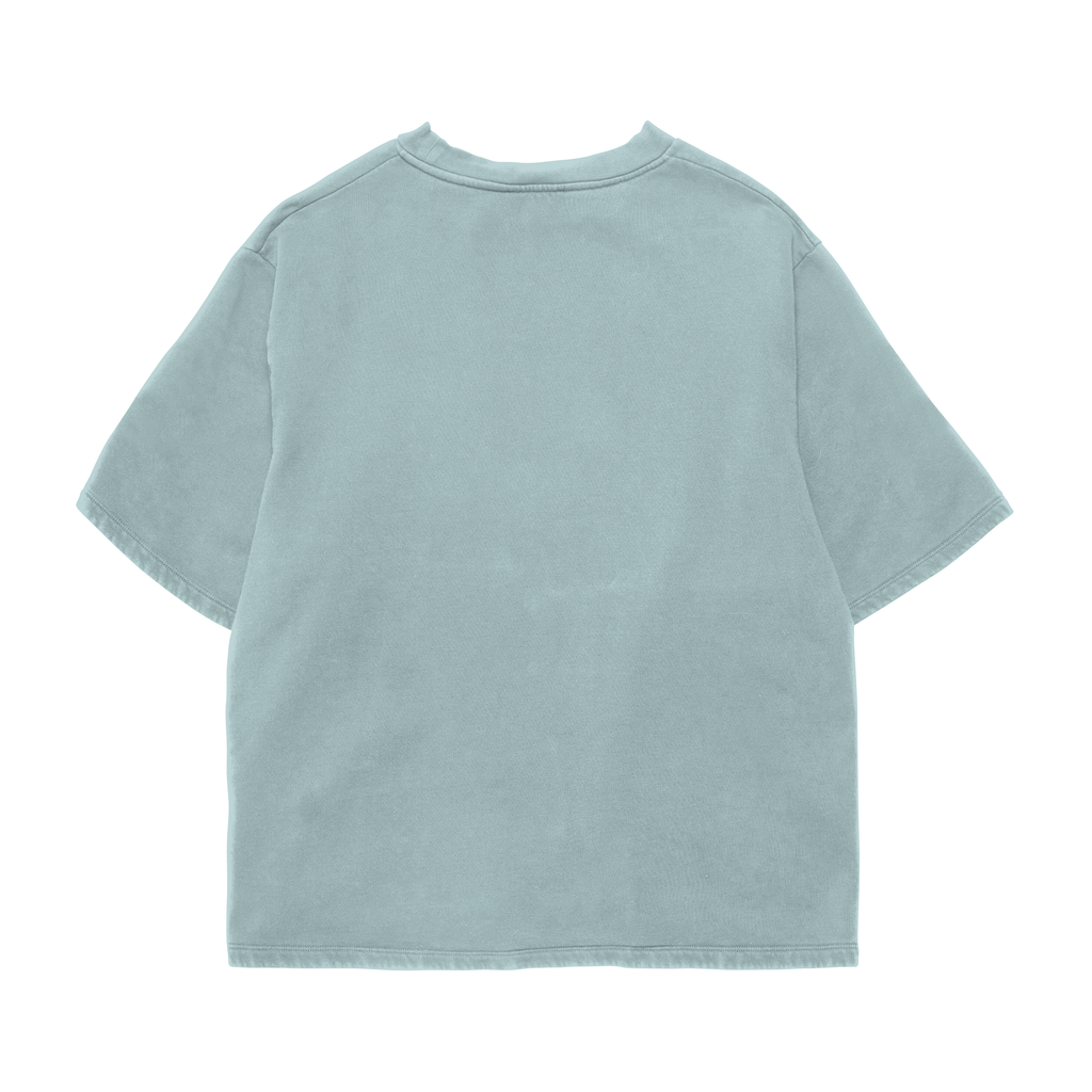 Aqua Blue Heavyweight Tee