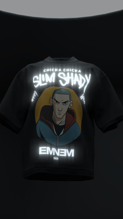 Slim Shady Reflective Oversized Tee