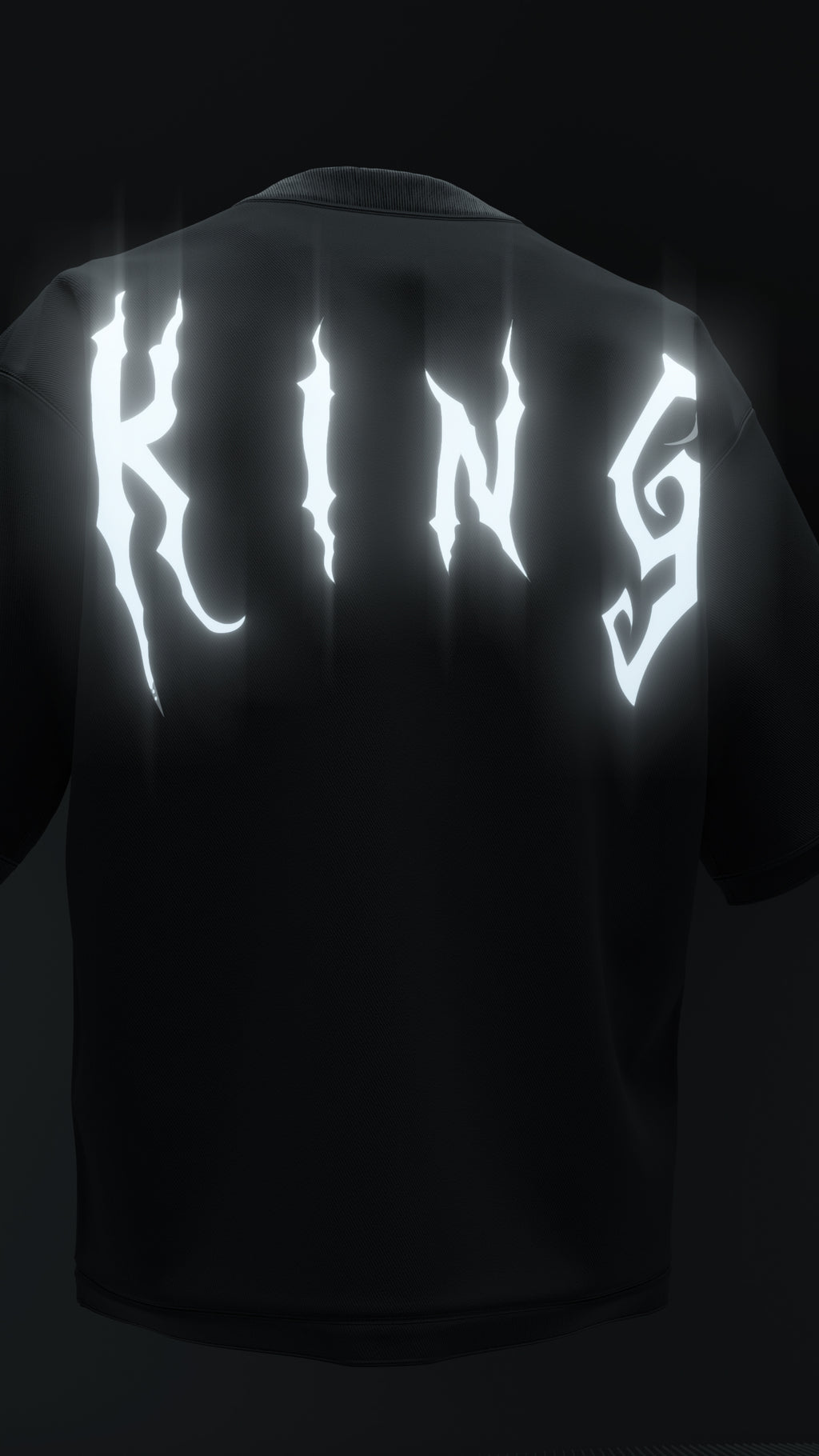 Tupac Reflective Oversized Tee