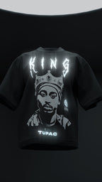 Tupac Reflective Oversized Tee